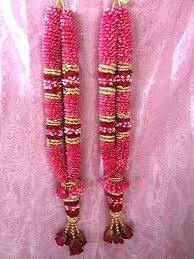 Royal Pink Rose Wedding Garland